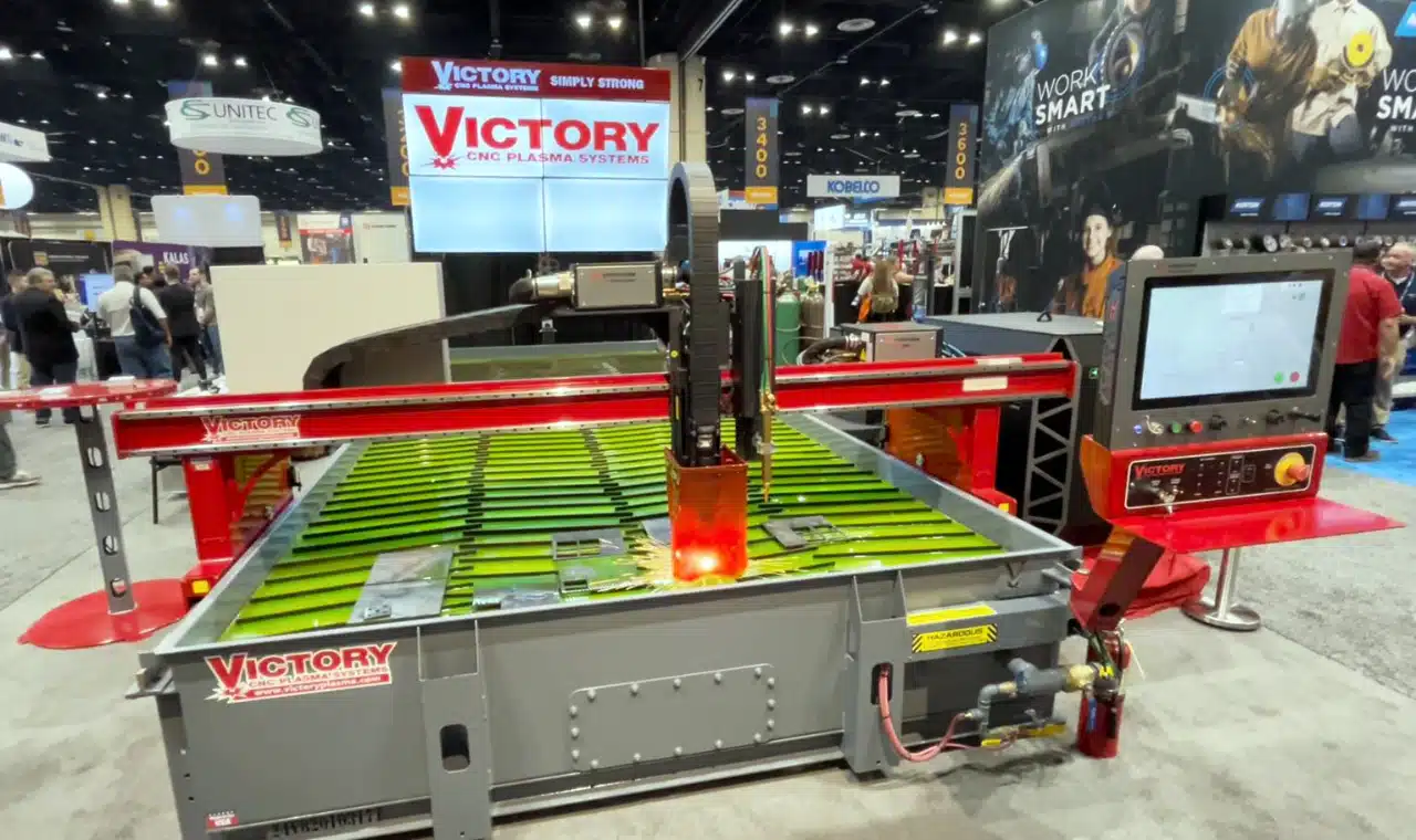 Victory CNC Plasma Systems booth at FABTECH